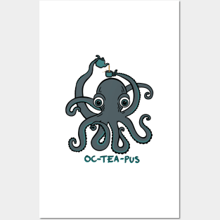 OcTEApus- A tea making octopus, everyone needs one. Funny pun, cute. Posters and Art